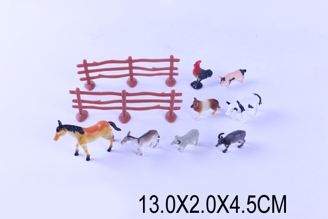 картинка Набор игрушек ПВХ, в пакете, "Домашний зоопарк", 1200696 от магазина Альфанит в Кунгуре