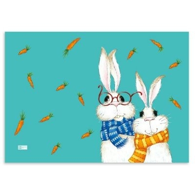 картинка Настольное покрытие, 50*70 см, пленка, "Кролики", Феникс+, 48317 от магазина Альфанит в Кунгуре