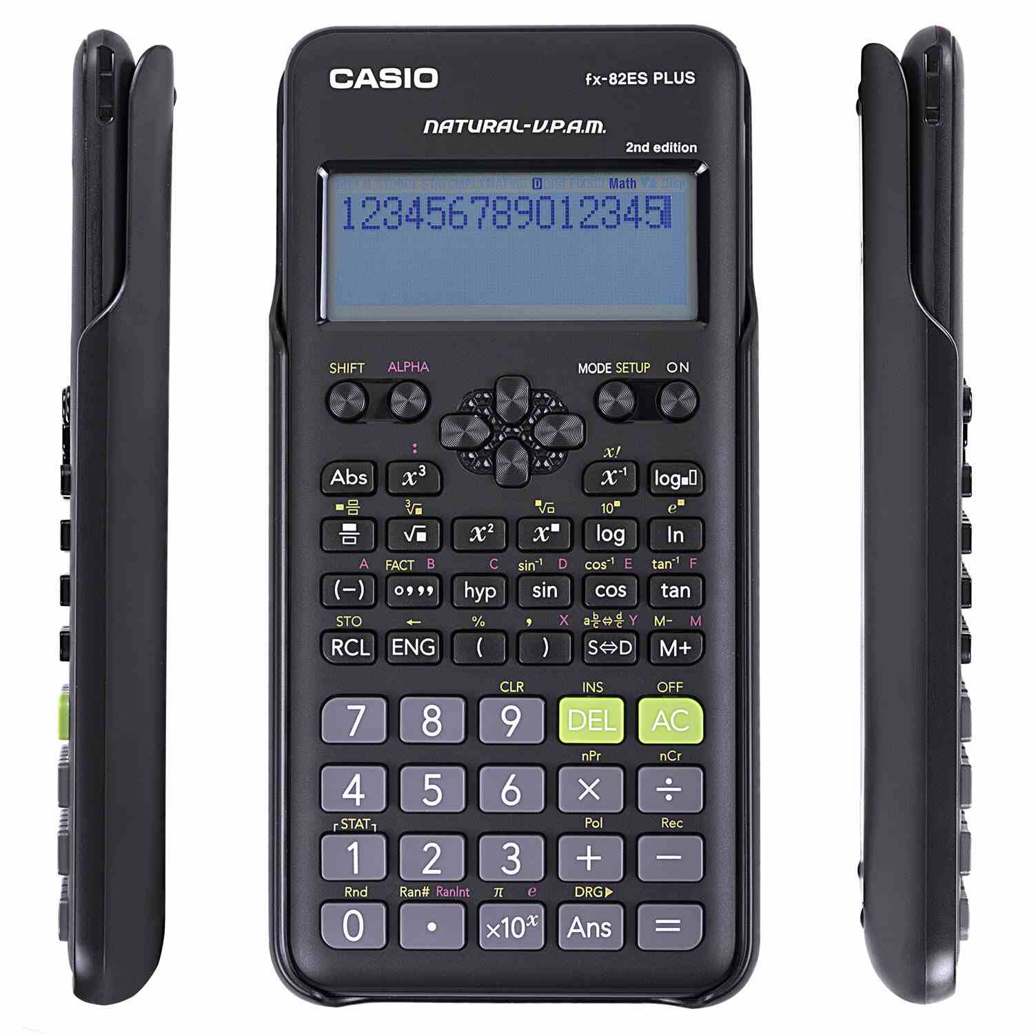 картинка Калькулятор инженерный, 12 разрядов, 16,2*8 см, 252 финкции, "FX-82ESPLUS-2-S", CASIO, 250394 от магазина Альфанит в Кунгуре