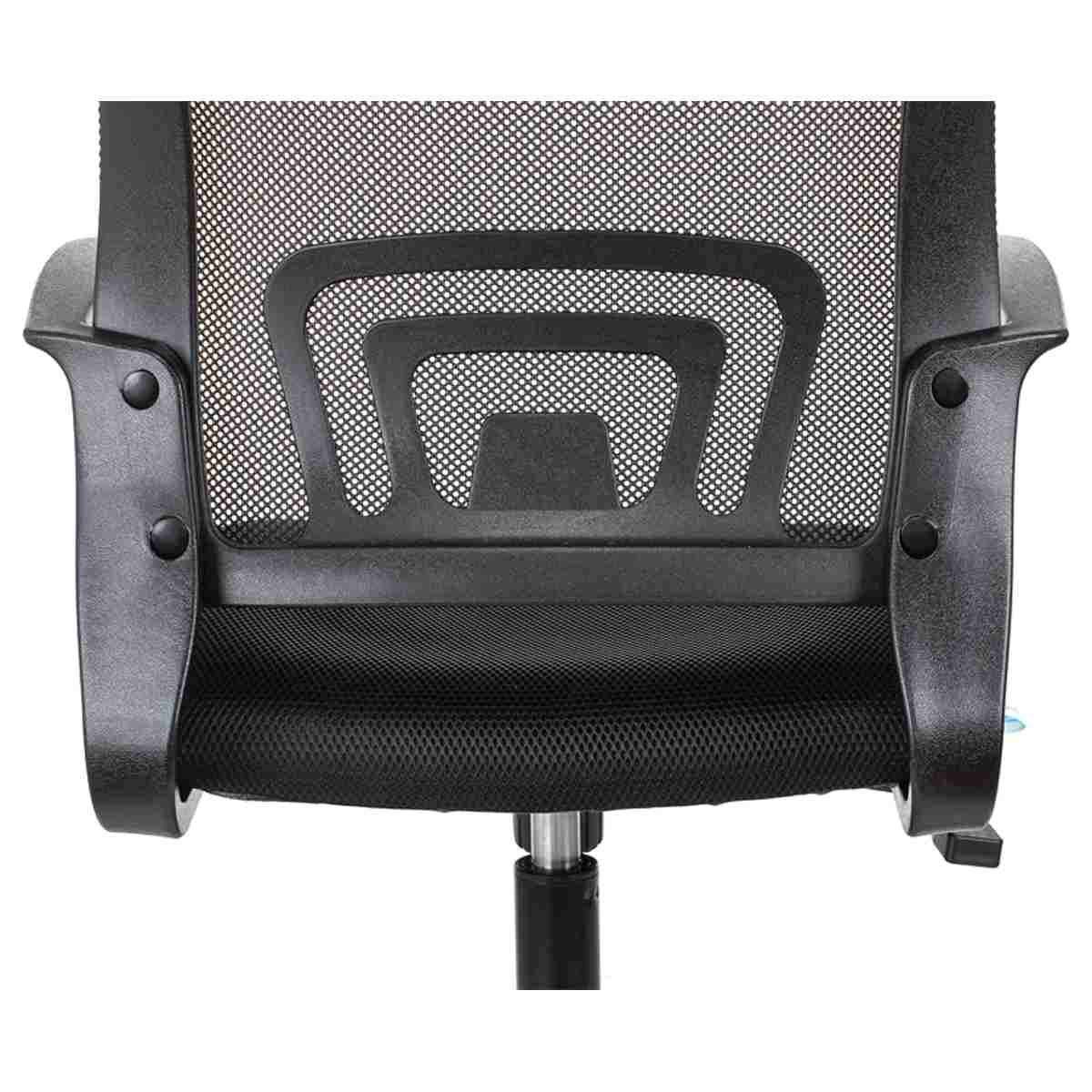 картинка Кресло офисное Helmi "Airy HL-M95", ткань/сетка, черный, механизм качания, 348707 от магазина Альфанит в Кунгуре