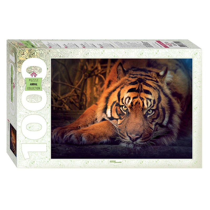 картинка Пазл 1000 эл., "Сибирский тигр", StepPuzzle, 79142 от магазина Альфанит в Кунгуре