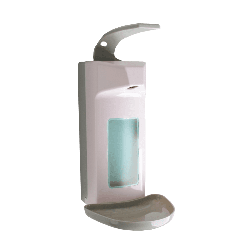 картинка Диспенсер, для жидкого мыла, 1000 мл, локтевой, белый, пластик, 4605628 от магазина Альфанит в Кунгуре
