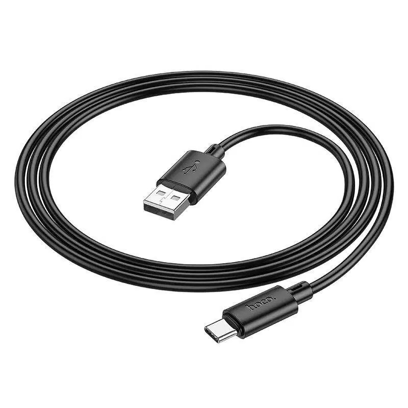 картинка Кабель зарядный для мобильных устройств Hoco X88 USB Type C — USB Type C, 1,0 м, черный от магазина Альфанит в Кунгуре