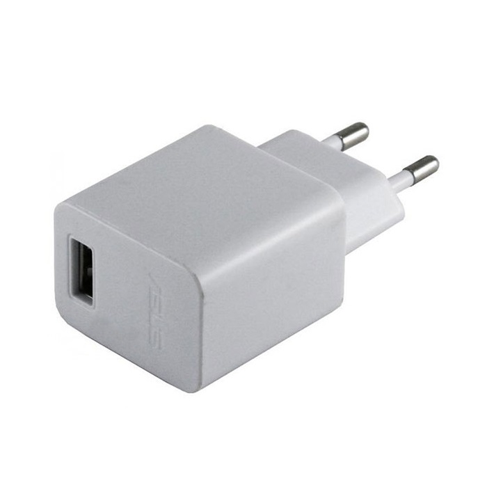 картинка Сетевое зарядное устройство ASUS 2А с выходом USB, кабель Micro-usb (белое/коробка) от магазина Альфанит в Кунгуре