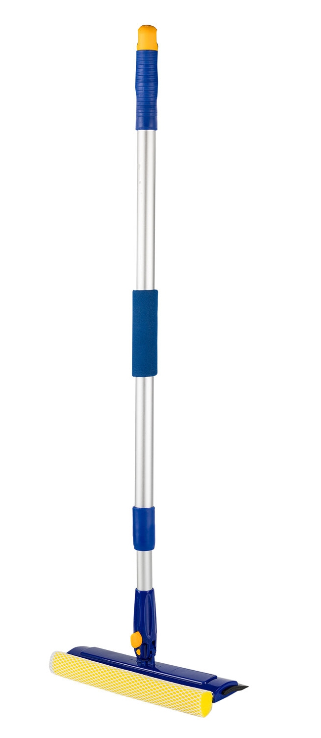 картинка Окномойка, 25 см, вращающаяся, телескопическая ручка, LAIMA, 601494 от магазина Альфанит в Кунгуре