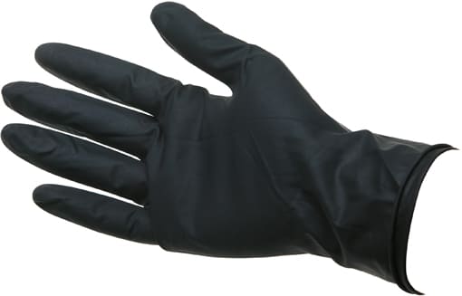 картинка Перчатки нитриловые, 1 пара, размер XL, черный, текстурированные на пальцах, ADM, SEMPBL4 от магазина Альфанит в Кунгуре