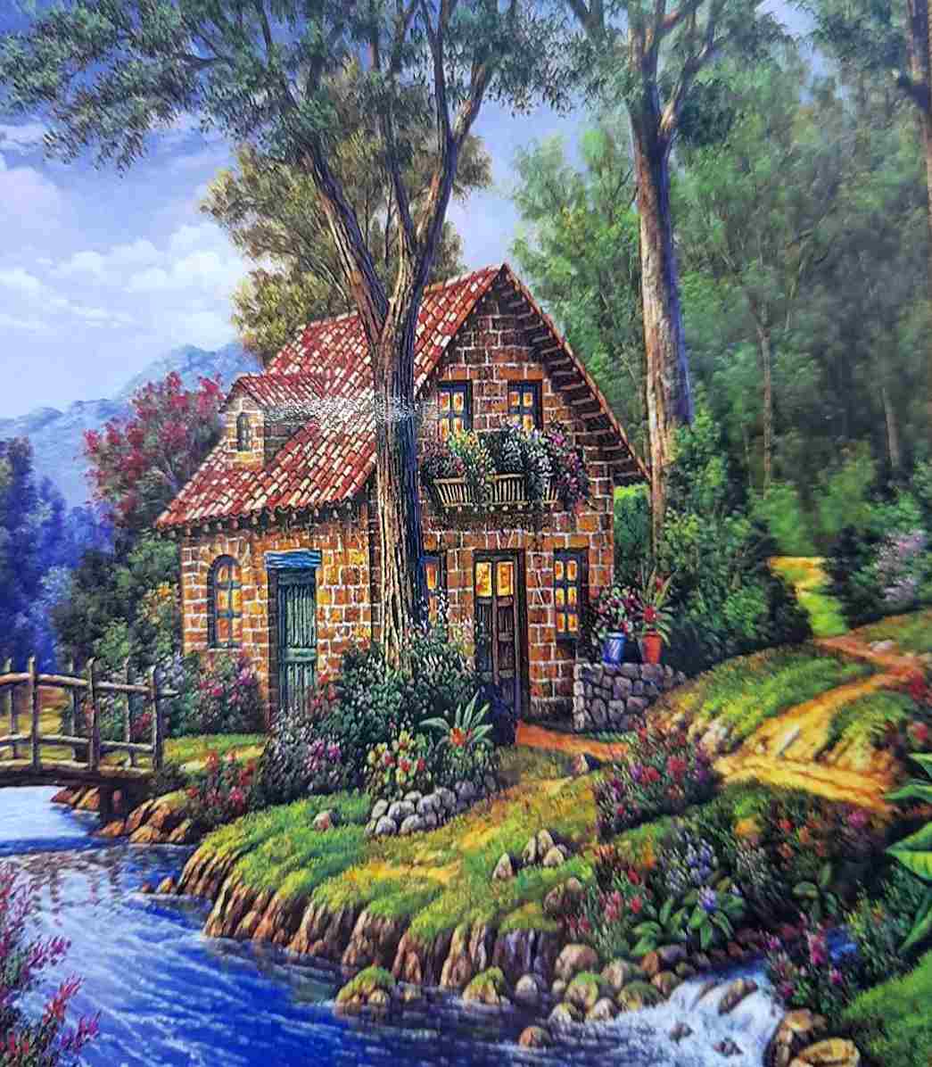 картинка Алмазная картина, 40*50 см, на подрамнике, полная выкладка, ZFA83212 от магазина Альфанит в Кунгуре