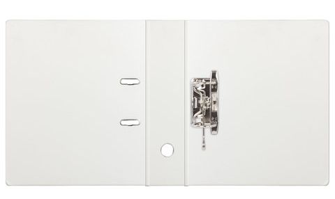картинка Папка-регистратор, А4, корешок 70 мм, ПВХ, белый, BRAUBERG, 222651 от магазина Альфанит в Кунгуре