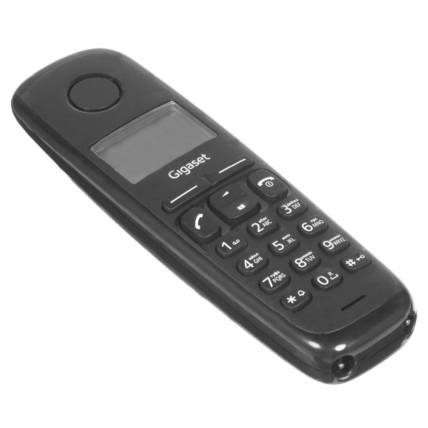 картинка Радиотелефон GIGASET A170, 50 номеров, повтор, часы, черный, S30852H2802S301 от магазина Альфанит в Кунгуре