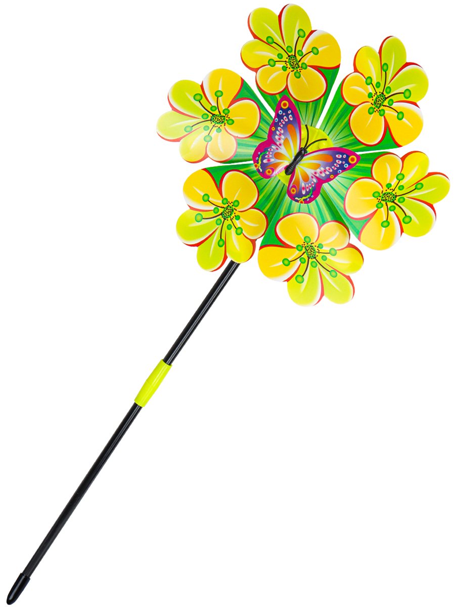 картинка Ветерок, 40 см, в пакете, "Бабочка в цветочках", QH11, 10010591 от магазина Альфанит в Кунгуре