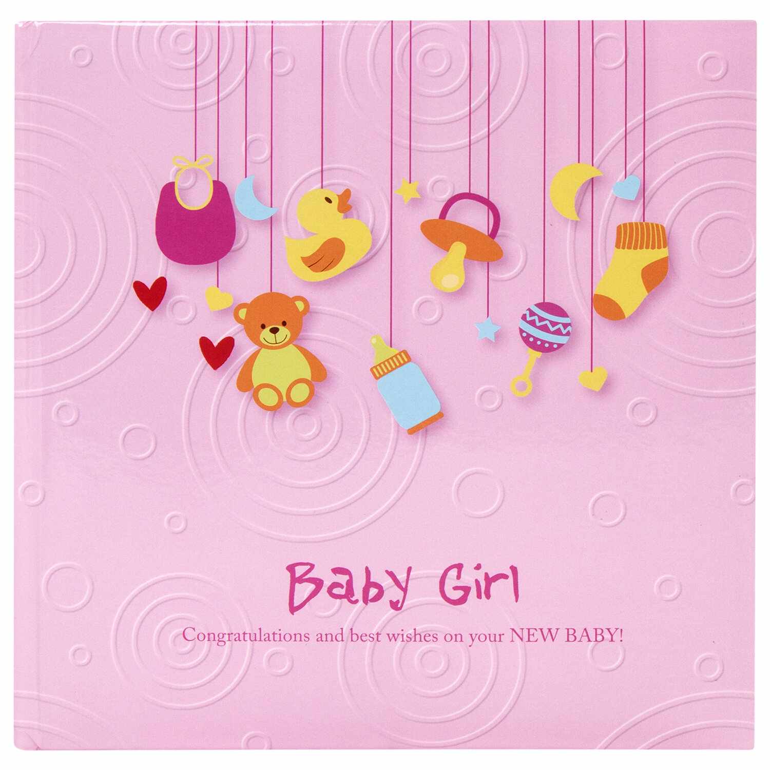 картинка Фотоальбом, 10*15 см, на 200 фото, розовый, "Baby Girl", BRAUBERG, 391143 от магазина Альфанит в Кунгуре