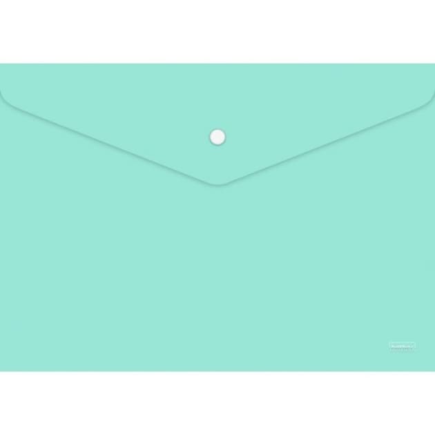 картинка Папка-конверт на кнопке, А4, 180 мкм, мятный, "Newtone Pastel", Hatber, AKк4_05039 от магазина Альфанит в Кунгуре