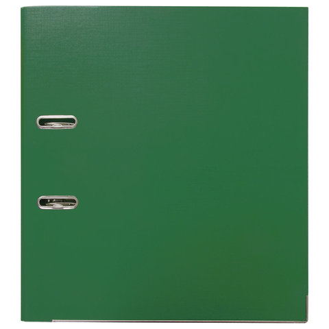 картинка Папка-регистратор, А4, корешок 75 мм, до 500 л, полипропилен, зеленый, с карманом, "Extra", BRAUBERG, 228573 от магазина Альфанит в Кунгуре