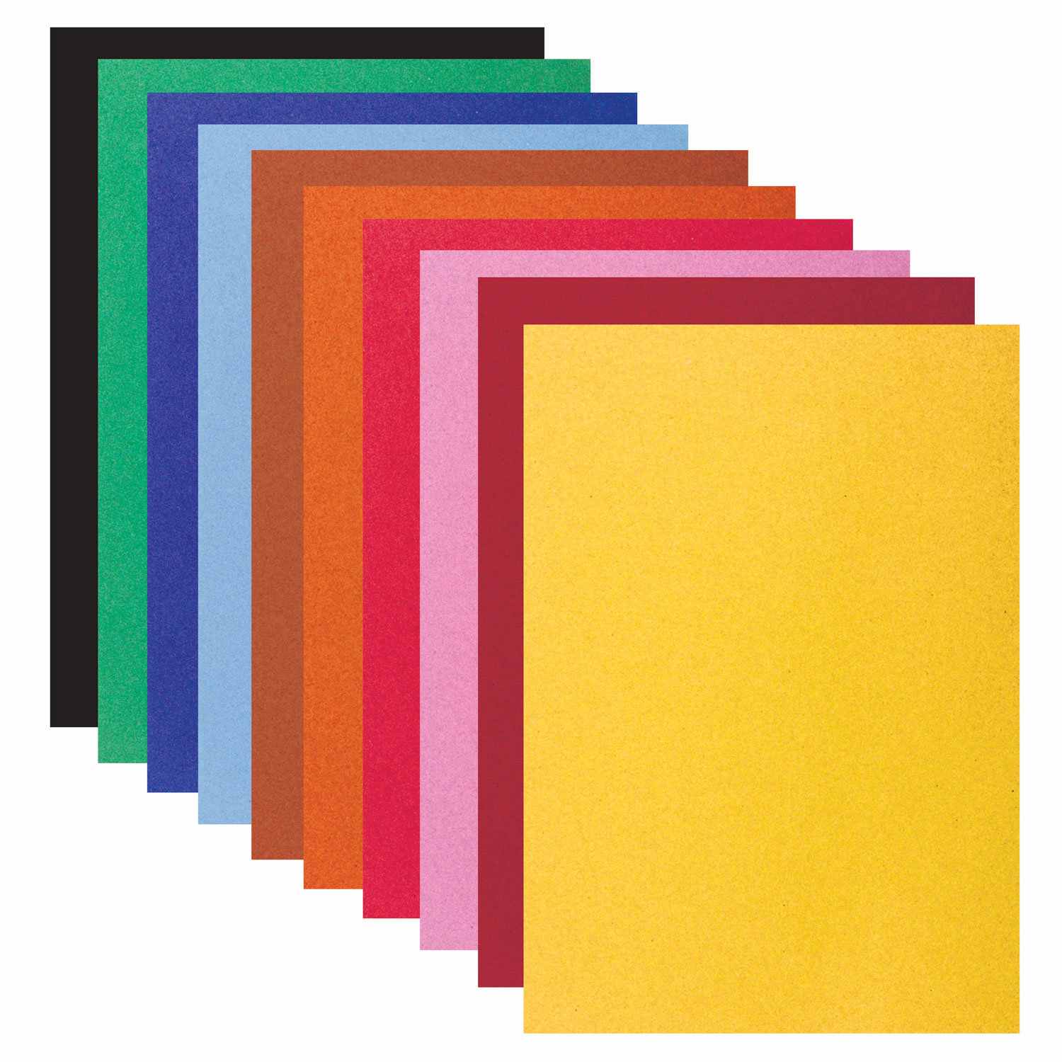 картинка Бумага цветная бархатная, А5, 10 л, 10 цв, 110 г/м2, Юнландия, 129875 от магазина Альфанит в Кунгуре