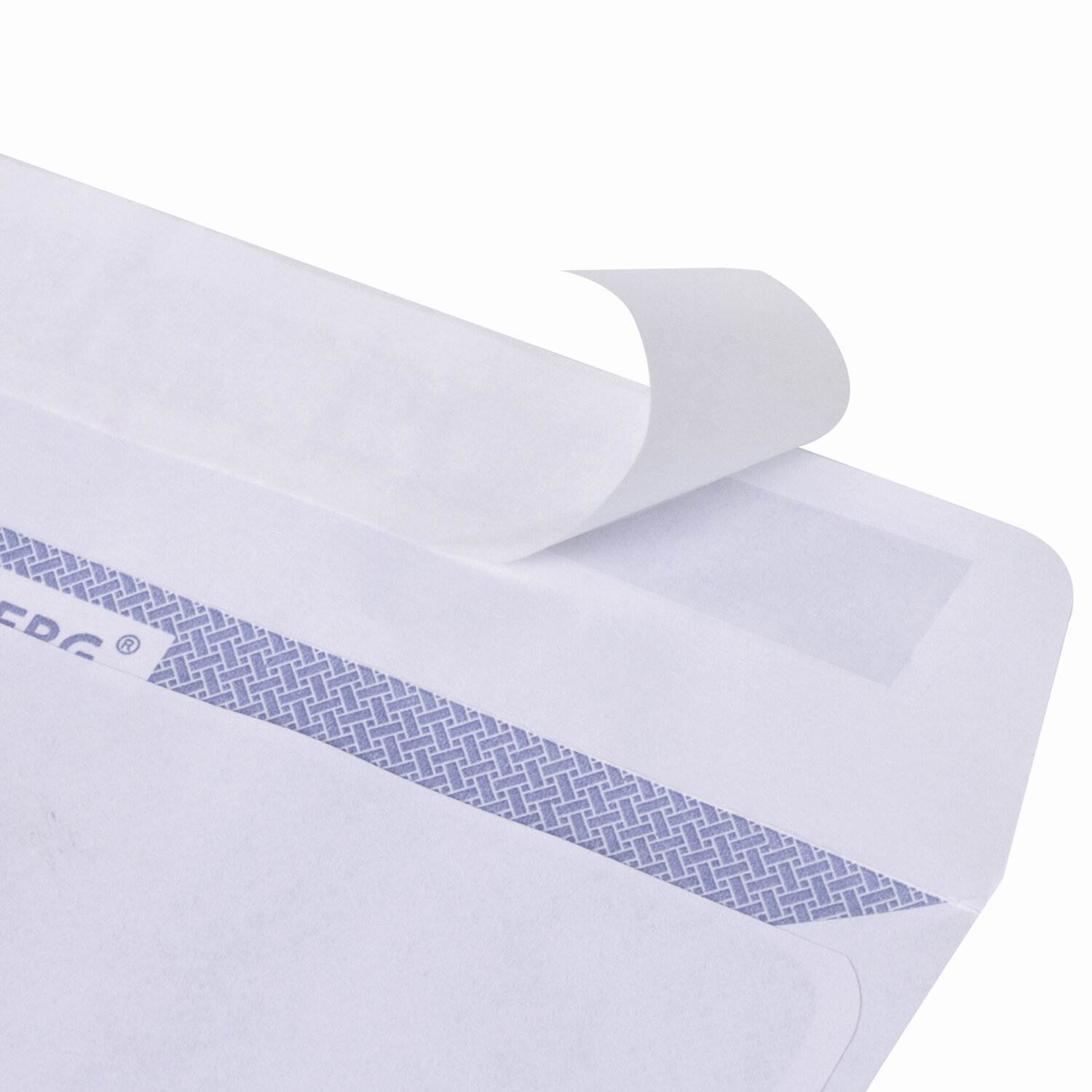 картинка Набор конвертов С6, 100 шт, 114*162 мм, отрывная полоса, BRAUBERG, 112190 от магазина Альфанит в Кунгуре