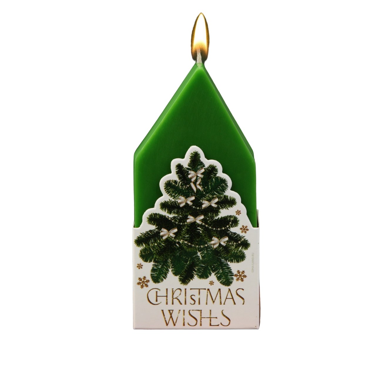 картинка Свеча новогодняя, 8*12 см, "Christmas wishes", 7610069 от магазина Альфанит в Кунгуре