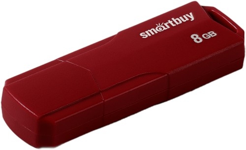 картинка Флеш-диск SmartBuy 8 GB USB 2.0, Clue, бордовый, SB8GBCLU-BG от магазина Альфанит в Кунгуре