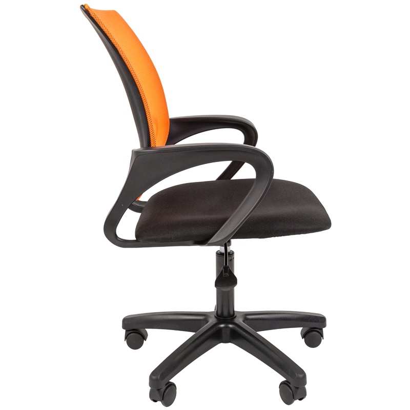 картинка Кресло офисное Helmi "Airy HL-M96", ткань/сетка, оранжевый, 298858 от магазина Альфанит в Кунгуре
