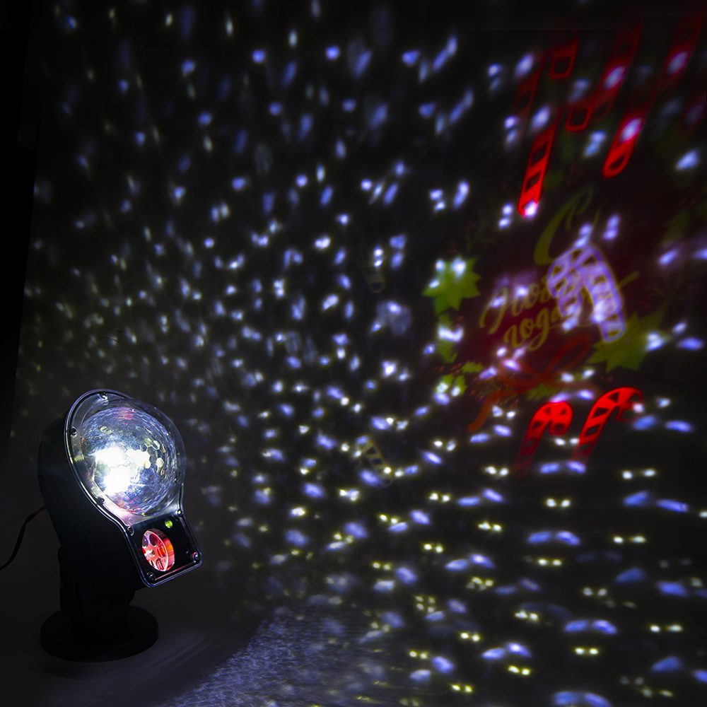 картинка Прожектор, 210*160*152 мм, "SNOWY CHRISTMAS", B52, 17085 от магазина Альфанит в Кунгуре