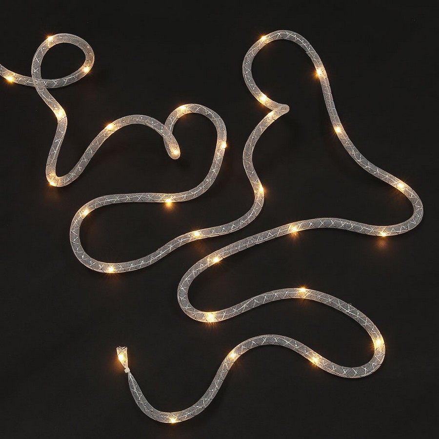 картинка Гирлянда нить, 3,2 м, шампань, 30LED, "Лунный след", СНОУ БУМ, 384-299 от магазина Альфанит в Кунгуре
