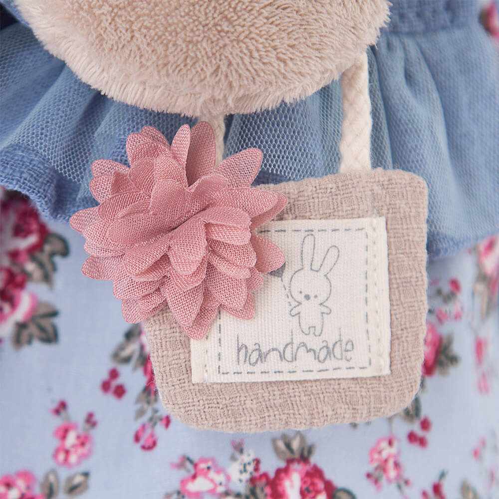 картинка Игрушка мягкая, 32 см, голубой василек (большая), "Зайка Ми", Budi Basa, StM-215 от магазина Альфанит в Кунгуре