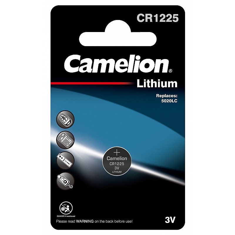 картинка Батарейка CR 1225 круглая, 1*BI, Camelion, 3608 от магазина Альфанит в Кунгуре