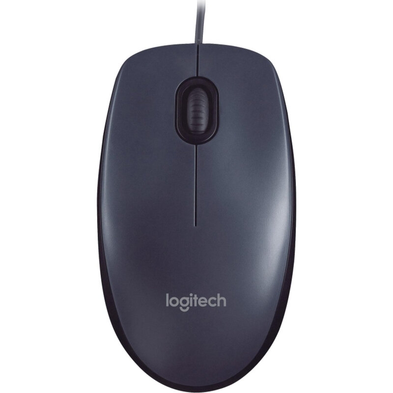 картинка Мышь проводная Logitech M90, 1000 dpi, USB, черный, 910-001795 от магазина Альфанит в Кунгуре