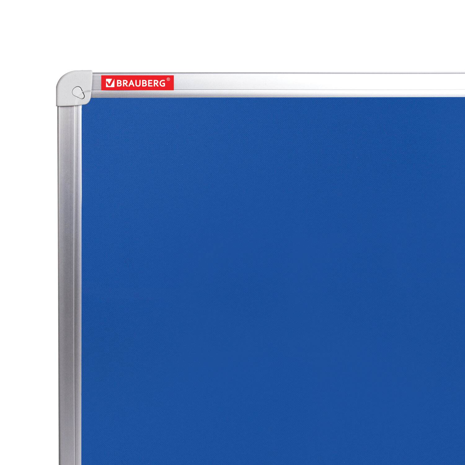картинка Доска пробковая, 90*120 см, для объявлений, с текстильным покрытием, синий, BRAUBERG, 231701 от магазина Альфанит в Кунгуре