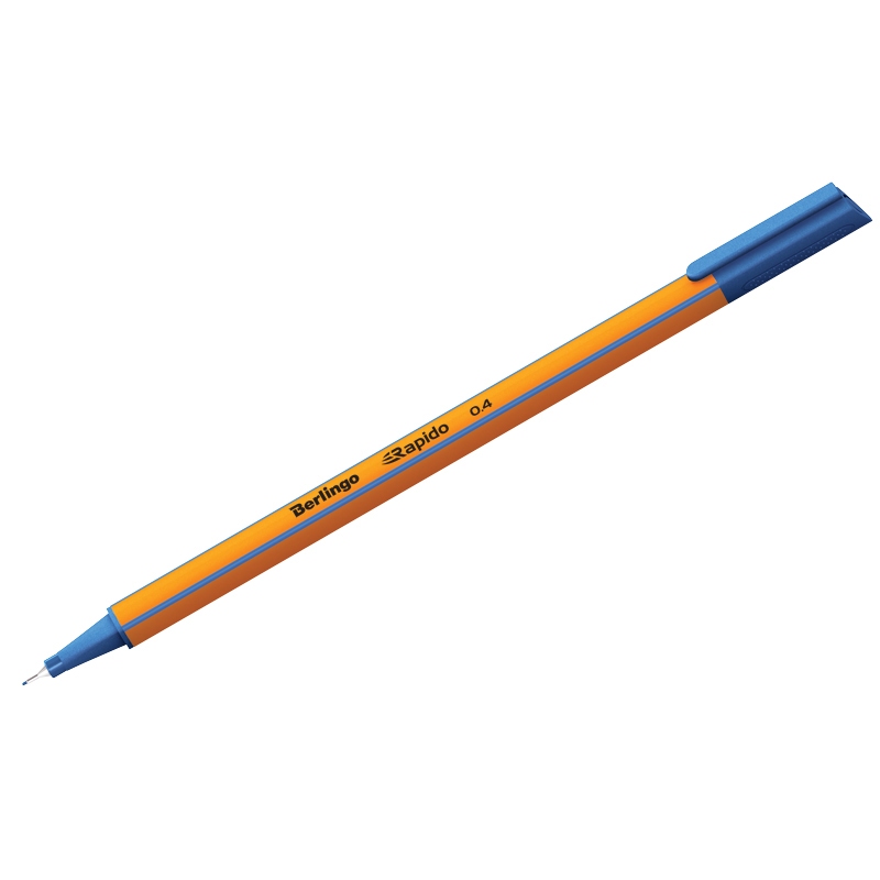 картинка Ручка капиллярная, 0,4 мм, синяя, "Rapido", Berlingo, 40101 от магазина Альфанит в Кунгуре