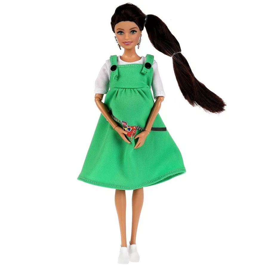 картинка Кукла беременная, 29 см, с аксессуарами, 3 младенца, "София", 66001B3-C1-S-BB от магазина Альфанит в Кунгуре
