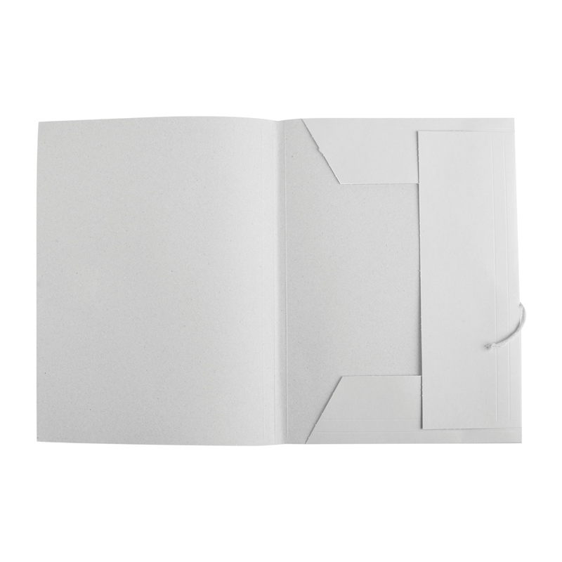 картинка Папка на завязках, А4, 380 г/м2, до 200 л, картон, белый, OfficeSpace, 257303 от магазина Альфанит в Кунгуре
