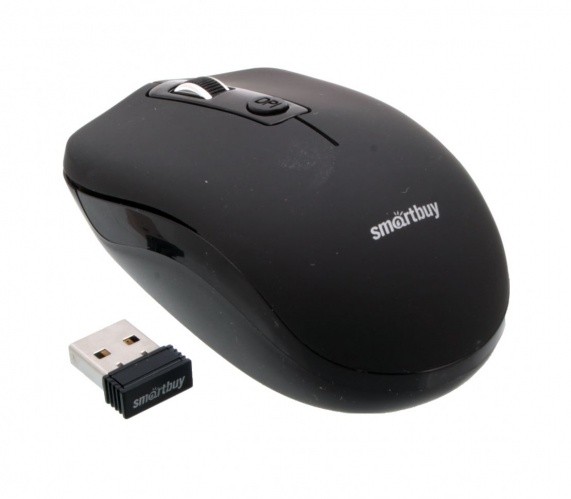 картинка Мышь беспроводная SmartBuy ONE 345AG, 800-1600 dpi, черный, SBM-345AG-K от магазина Альфанит в Кунгуре