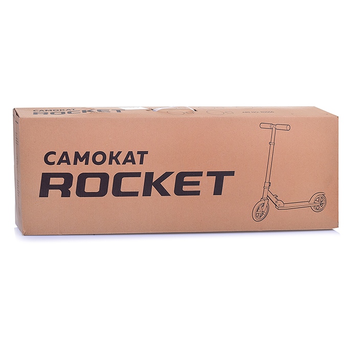 картинка Самокат 2-х колесный, до 150 кг, металл/пластик, зеленый, Rocket, R0066.GN от магазина Альфанит в Кунгуре