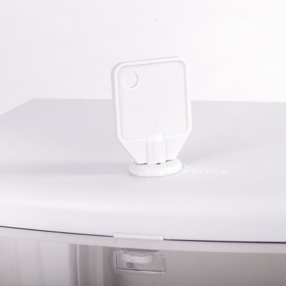 картинка Диспенсер для жидкого мыла, 1,0 л, пластик, белый, наливной, сенсорный, "Classic", LAIMA, 607317 от магазина Альфанит в Кунгуре