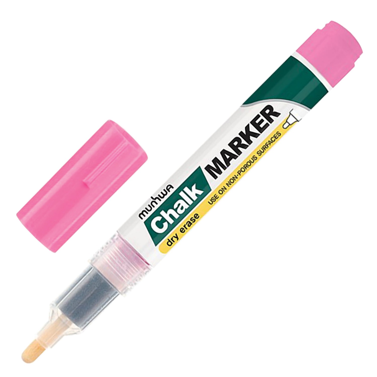 картинка Маркер меловой, 3 мм, розовый, спиртовая основа, "Chalk Marker", MunHwa, CM-10 от магазина Альфанит в Кунгуре