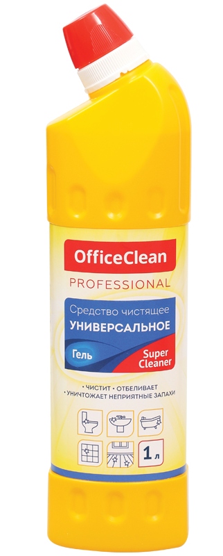 картинка Средство чистящее универсальное, 1 л, бутыль, "SuperCleaner", OfficeClean, 230205/П от магазина Альфанит в Кунгуре