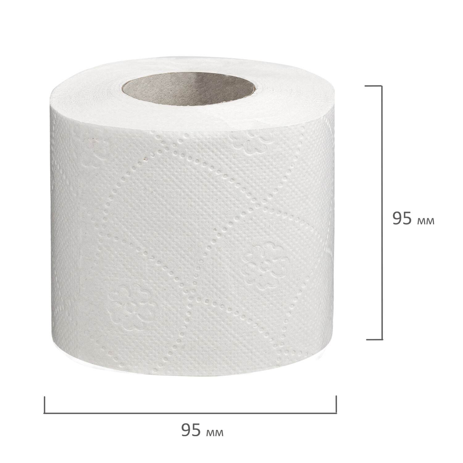 картинка Бумага туалетная, 4 шт, 2 слоя, цвет белый, LAIMA, 126904 от магазина Альфанит в Кунгуре