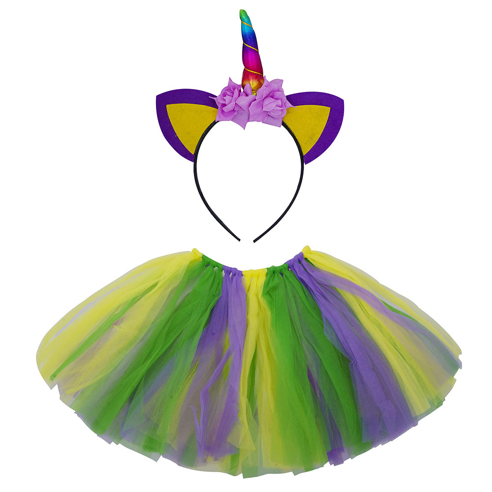 картинка Набор карнавальный, юбка, ободок, "Единорог", 10430078 от магазина Альфанит в Кунгуре