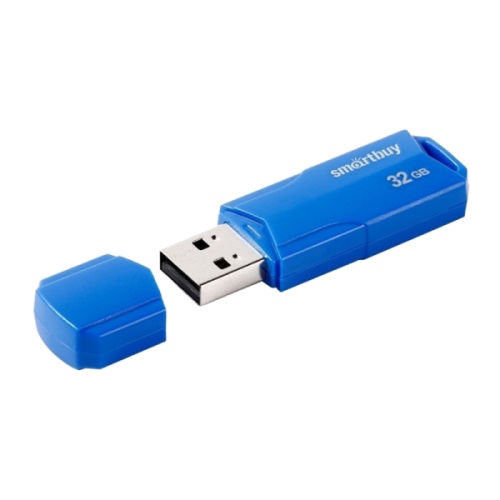 картинка Флеш-диск SmartBuy 32 GB, Clue, синий, SB32GBCLU-BU от магазина Альфанит в Кунгуре