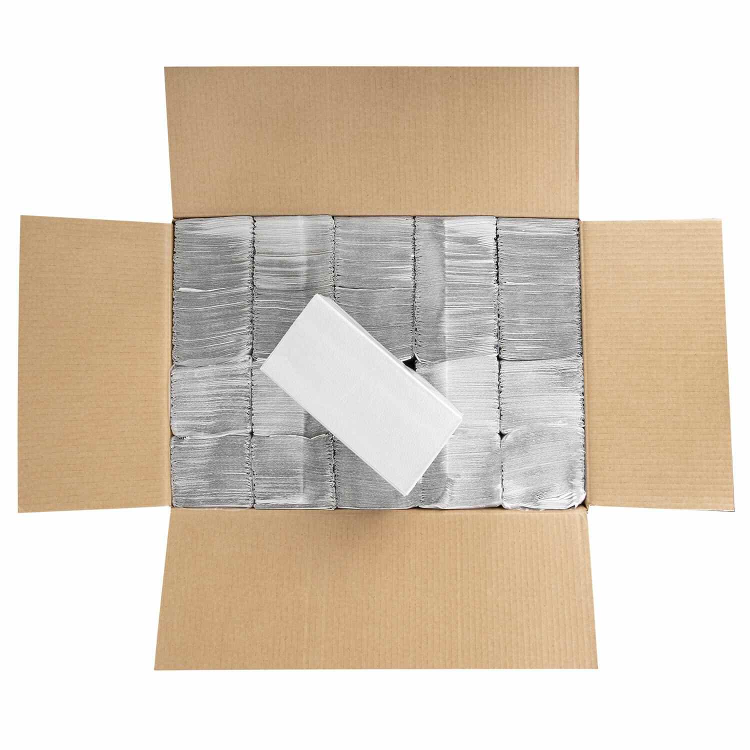 картинка Полотенца бумажные, 20*250 шт, 1 слой, цвет серый, V-сложение, "Эконом", Vita, NV-250N1, 114220 от магазина Альфанит в Кунгуре