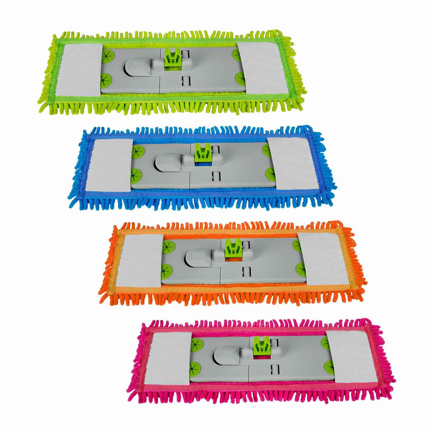 картинка Насадка МОП для швабры, 4 шт, 38-42 см, микрофибра, LAIMA, 607460 от магазина Альфанит в Кунгуре
