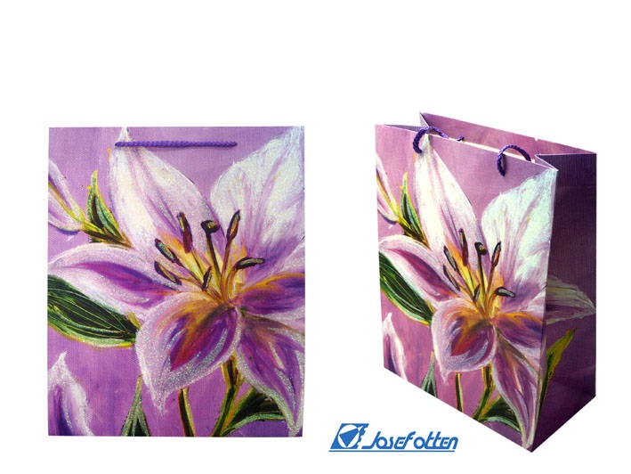 картинка Пакет подарочный, 32*26*12 см, бумага, "Цветы", Josef Otten, 5751-2 от магазина Альфанит в Кунгуре