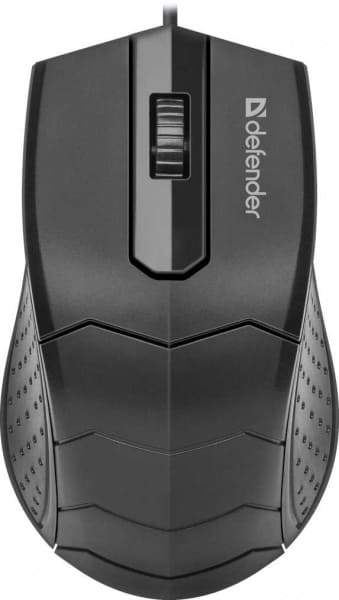 картинка Мышь проводная Defender Hit MB-530, 1000 dpi, USB, черный, 52530 от магазина Альфанит в Кунгуре