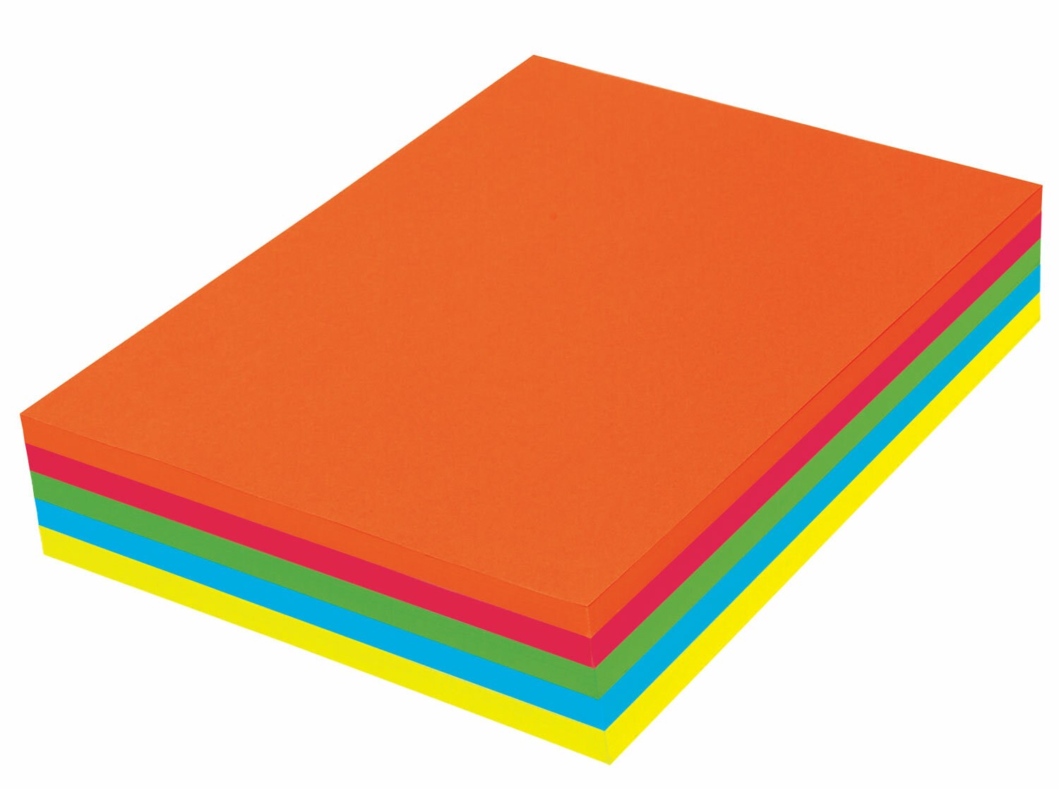 картинка Бумага офисная цветная, А4, 500 л, 5 цв, 80 г/м2, интенсив, Double A, 115129 от магазина Альфанит в Кунгуре