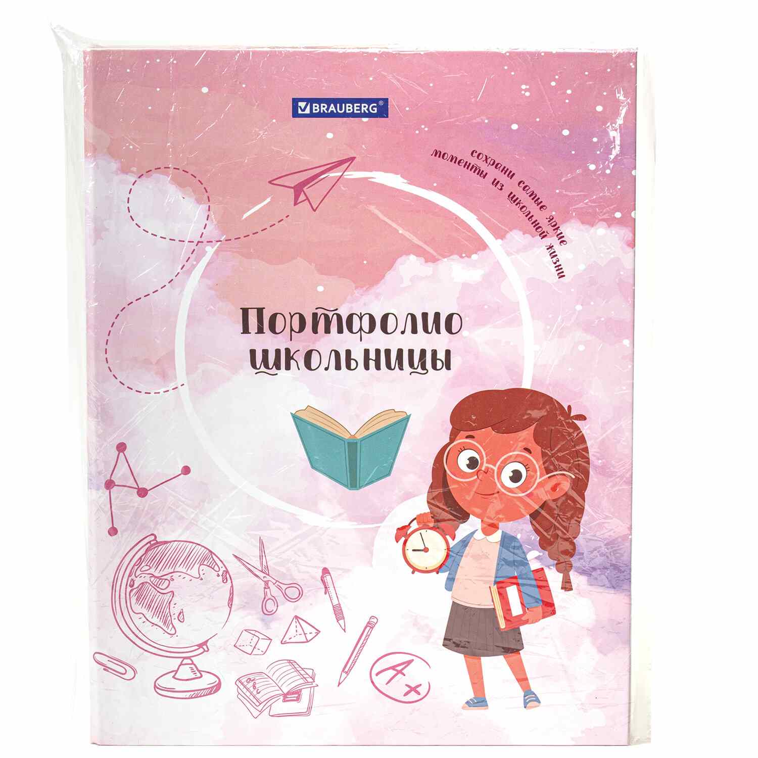 картинка Портфолио школьника, 20 файлов, 10 вкладышей, "Отличница", BRAUBERG, 115239 от магазина Альфанит в Кунгуре