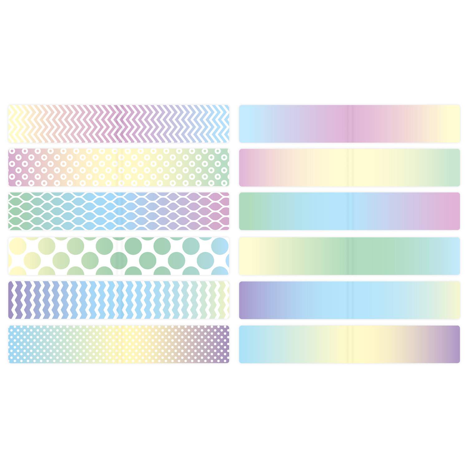 картинка Набор закладок магнитных, 12 шт, 60*20 мм, ассорти, "Gradient", BRAUBERG, 113170 от магазина Альфанит в Кунгуре