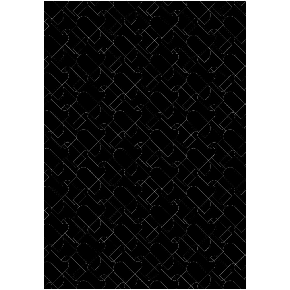 картинка Бумага упаковочная глянцевая, 70*100 см, 80 г/м2, "Pattern on black", MESHU, MS_53487 от магазина Альфанит в Кунгуре