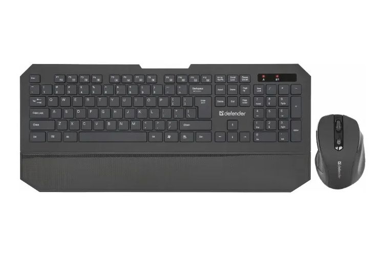 картинка Комплект беспроводной (клавиатура + мышь) Defender Berkeley C-925 Nano, черный, 45925 от магазина Альфанит в Кунгуре