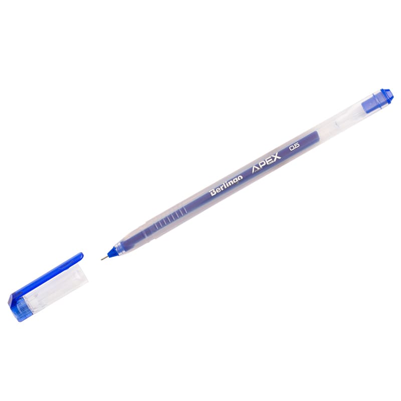 картинка Ручка гелевая, 0,5 мм, синяя, "Apex", Berlingo, CGp_05152 от магазина Альфанит в Кунгуре