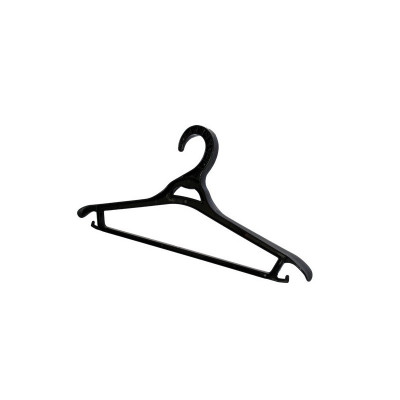 картинка Вешалка-плечики, 48-50 размер, для верхней одежды, пластик, черный, 5540546 от магазина Альфанит в Кунгуре